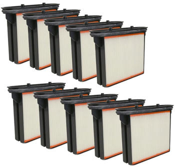 TradeShop 10x Filter, Faltenfilter Kassette passend für Starmix FKP4300, Eibenstock, Metabo, Bosch, Hitachi