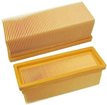 TradeShop Flachfaltenfilter/Lamellenfilter/HEPA-Filter für Kärcher 6.414-498 2501 2501TE 2601 2601plus 3001 SE2001 SE3001 SE5100 SE6100 SE6100plus 3001hot 2701 A2701 2701TE A2731pt 2801 A2801 2801plus A2801plus