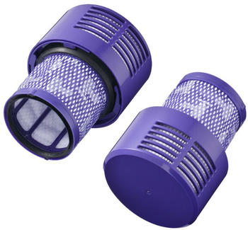 TradeShop 2x HEPA Filter für Dyson V10 Absolute, V10 Absolute +, V10 Animal, V10 Fluffy, V10 Motorhead, V10 Total Clean Staubsauger / waschbar und wiederverwendbar