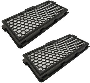 TradeShop 2x HEPA-Filter/Allergikerfilter/Hygienefilter mit Aktivkohleschicht für Miele S5000 - S5999 S5281 S5981 S5484 S5781 S6000 S6000 bis S6999 S6210