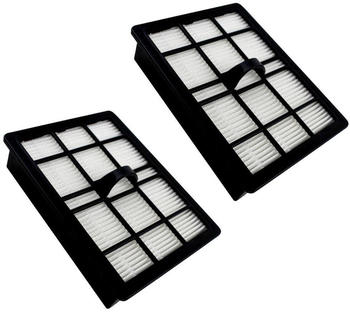 TradeShop 2x HEPA-Filter / Allergie / Pollen / Hygienefilter Ersatz Abluft Filter Kassette für Aura H4808 Grundig GML4500 VCC 5650 Hoover Powerforce H5003