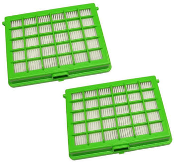 TradeShop 2x Trade-Shop HEPA Filter für Rowenta Compacteo Ergo und City Space und Moulinex Compacteo Ergo, City Space und Accessimo Staubsauger (Vergleichbar mit ZR004501)