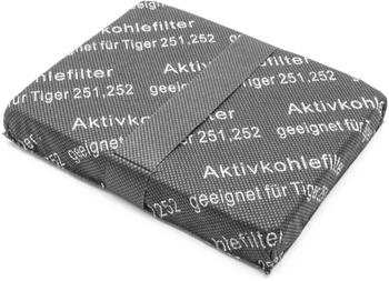 vhbw Staubsaugerfilter passend für Vorwerk Tiger 250, 251, 252, 260 Staubsauger Aktivkohlefilter