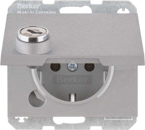 Berker Schuko K.1 aluminium (47637003)