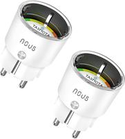 Nous A1T (2pcs), Nous A1T Smarte Steckdose, Tasmota Firmware, WLAN, 2er Set