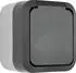 REV-Ritter Steckdose mit Klappdeckel 1-fach schwarz (0004030400)