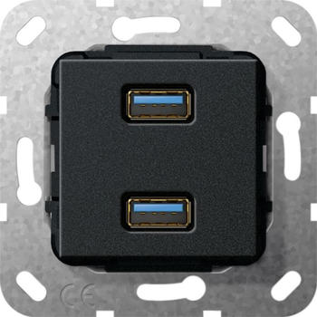 Gira Einsatz USB 3.0 Typ A 2fach 568410