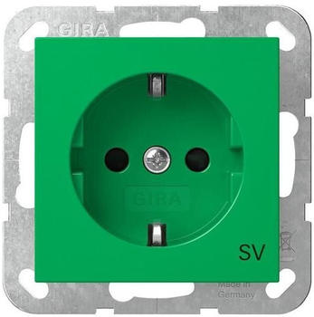 Gira 4453107 Schuko-Steckdose SH SV System 55 Grün