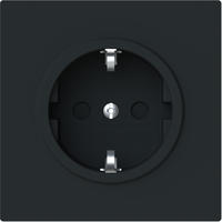 Busch-JaegerSCHUKO&reg; Steckdosen-Einsatz Safety+, Busch-art linear&reg; (schwarz matt)