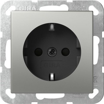 Gira 4188600 Schutzkontakt-Steckdose System 55 Edelstahl