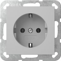 Gira 4188015, Gira 4188015 SCHUKO-Steckdose System 55 Grau matt