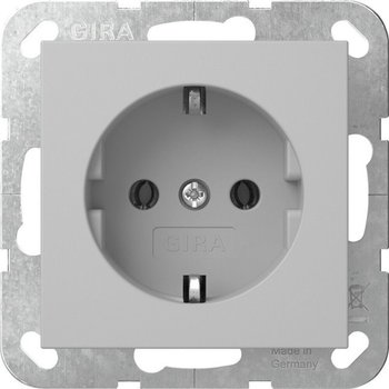Gira 4188015 Schutzkontakt-Steckdose System 55 Grau matt