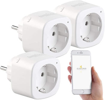 Luminea Home Smart Steckdose 3er-Set