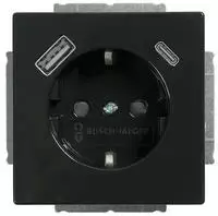 Busch-Jaeger 20EUCB2USBAC-81, Busch-Jaeger 20EUCB2USBAC-81 SCHUKO