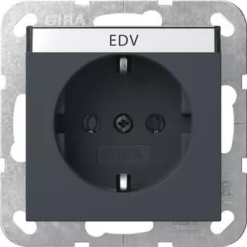Gira 445728 Schutzkontakt-Steckdose BSF System 55 Anthrazit