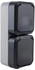 REV-Ritter AquaStorm 2-fach Aufputz senkrecht IP55 250V 16A grau (0004080400)