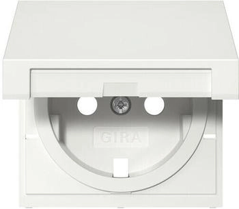 Gira 492203 Abdeckung SCHUKO-Steckdose System 55 | Klappdeckel | reinweiß Gira 492203 Abdeckung SCHUKO-Steckdose System 55 | Klappdeckel | reinweiß