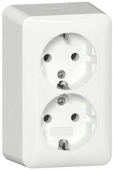 Gira 2fSCHUKO-Steckd.+Montagep. 478013