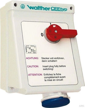 Walther-Werke Wandsteckdose 63A AE160309
