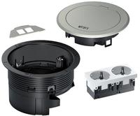 HAGER BSR02D01 Installationsdose R02, 2xSCHUKO Keystone (BSR02D01)