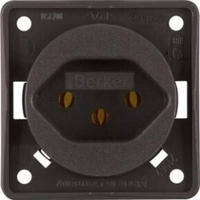 Berker Integro Steckdose Schweiz braun matt, lose