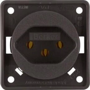 Berker 962492501 Steckdose mit SK CH Typ 13 ITG braun