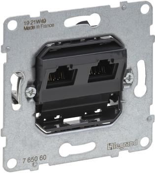Legrand 765060 SEANO Einsatz Datendose 2 x RJ45 Kat. 6 UTP ungeschirmt 1