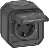 LEGRAND, Plexo New FRAP Schutzkontakt-Steckdose Symbol Fahrrad SL,EB,IP44,IK08,