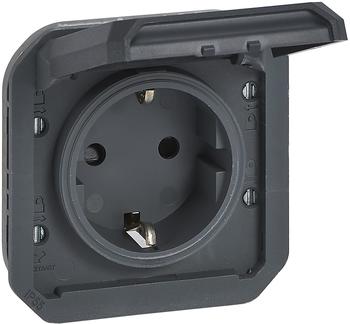 Legrand 069839L Plexo New Einsatz Schutzkontakt-Steckdose SL EB IP44 IK 08 Anthrazit 1