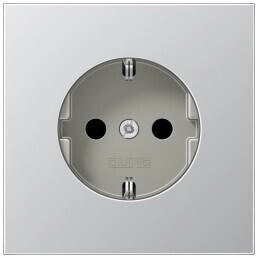 Jung AL1521 SCHUKO&reg;-Steckdose 16 A 250 V ~ Schraubklemmen Serie LS Aluminium