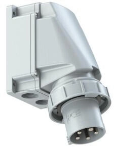 PCE 535-1 CEE-Wandger&auml;testecker 63A 5p 1h IP67 POWER TWIST 5351
