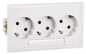 Schneider Electric 5940110 Thorsman - CYB-PS - Steckdose - dreifacher Master - 37° - weiß NCS