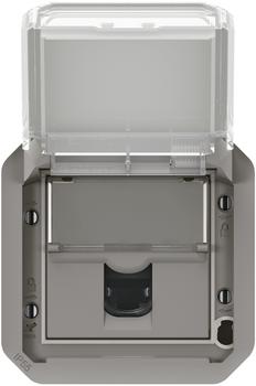 Legrand 069561L Plexo New Einsatz RJ45 Datendose Kategorie 6 UTP in der Farbe: Grau 1