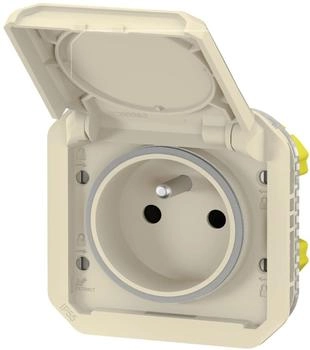 Legrand 069828L Plexo New Einsatz Steckdose F/B Std Steckklemmen EB IP55 IK 08 Beige 1