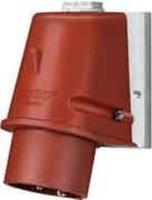MENNEKES Wandstecker 801 | CEE-Ger&auml;testecker 5-polig 16A 400V | IP44 | Schraubklemme
