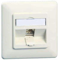 BTR NETCOM Anschlussdose C6Amodul UP TN C6Amod-1UP-180rw
