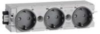Tehalit Steckdose 3-fach gs GS3000 gsw