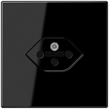 Jung LS1520-13SEVSW SEV Steckdose 1fach Typ 13 tief Schwarz Serie LS