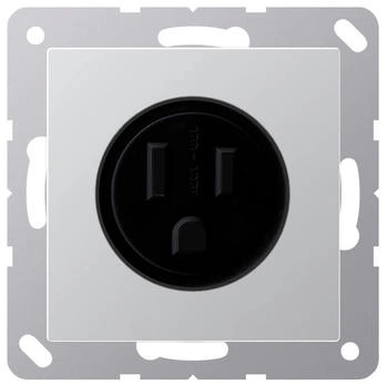 Jung A521-15AL US-NEMA-Steckdose (lackiertes Aluminium) Aluminium Serie A