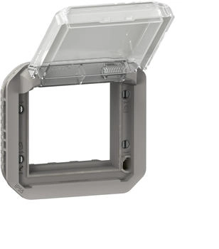 Legrand Plexo New Einsatz Mosaic Adapter mit transparentem Klappdeckel (069580L)