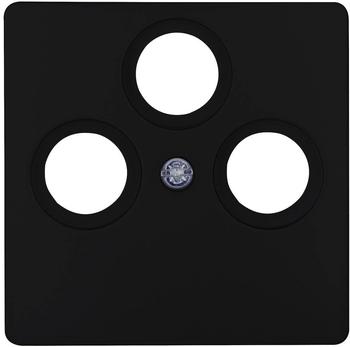 Kopp 335050189 PARIS - Antennabdeckung 3fach Farbe: schwarz matt