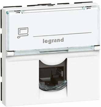 Legrand 076564 Mosaic Datendose Cat6 UTP 2-modulig weiss 1