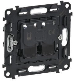 Legrand 753047 Datendose 2xRJ45 geschirmt für VALENA Life/Allure Kategorie 6 STP Farbe: weiß 1