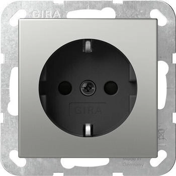 Gira SCHUKO- Steckdose SRK System 55 Edelstahl 4180600