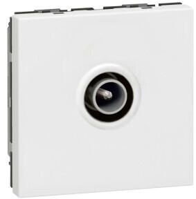 Legrand 078782 Mosaic TV-Dose 9 52mm 2-modulig Farbe: Ultraweiß 1