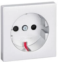 Merten ZenPl f&uuml;r Schuko-Steckdose mit BRS TPm, System M, Aluminium,...