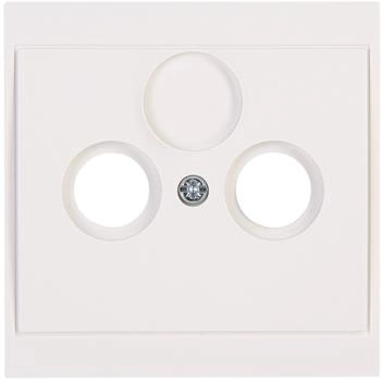 Kopp 313601187 MALTA - Antennensteckdose TV/RF Farbe: wei&szlig;