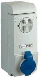 Schneider Electric 83042 Wandsteckdose verriegelt 32A 2p+E 200-250 V AC IP44