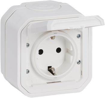 Legrand 069770L Plexo New FRUP Schutzkontakt-Steckdose Steckklemmen EB IP44 IK 08 Ultrawei&szlig; 1
