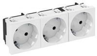 Obo Bettermann Vertr Steckdose 33 Grad, 3-fach Schutzkontakt Std-d3s Rw3